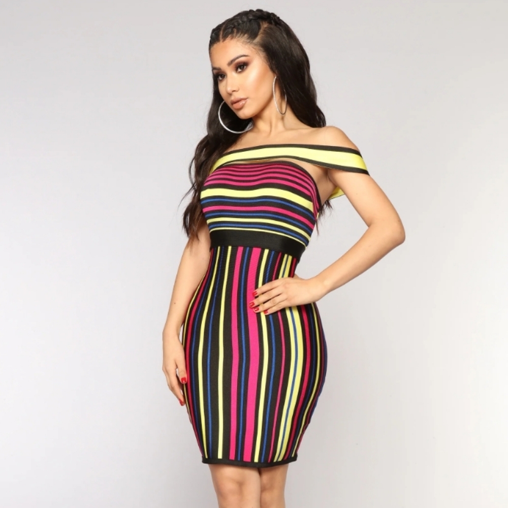 MAGGIE BANDAGE DRESS